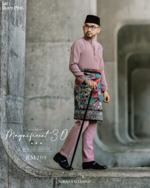 Baju Melayu Magnificent 3.0 (Dusty Pink)