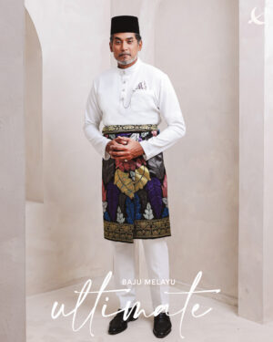 Elrah Exclusive Baju Melayu Ultimate Off White